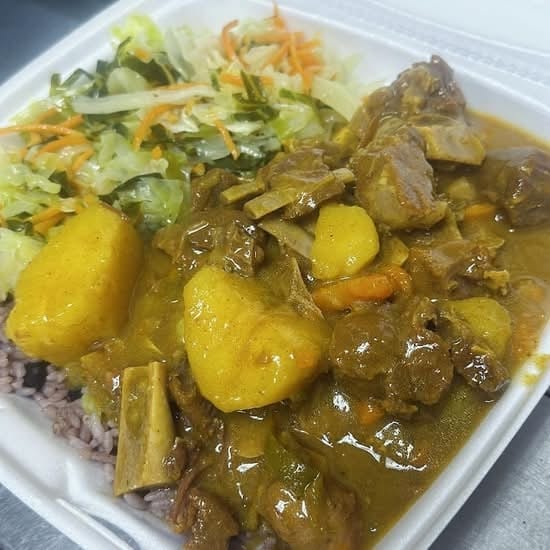 Curry Goat Gravy.