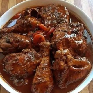Brown Stew Chicken Side